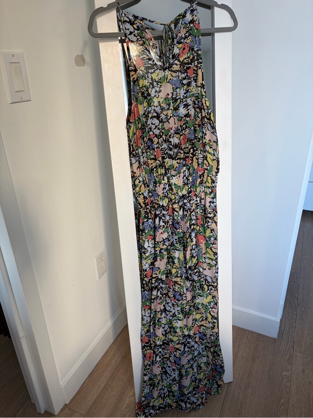 Parker Multicolor Floral Silk Blend Maxi Dress